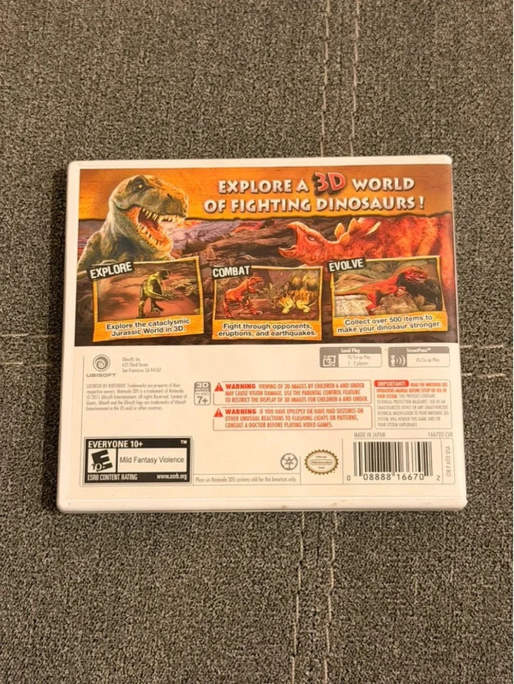 Combat of Giants: Dinosaurs 3D for Nintendo 3DS